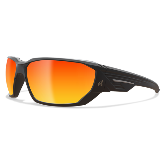 EDGE Brazeau Safety Glasses, Polarized Lenses, Non-Slip, Impact/Scratch  Resistant, 99.9% UV Protect, ANSI Z87 Rated (Black Frame, Polarized Smoke)